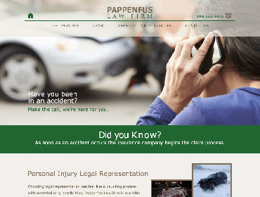 Pappenfus Law Firm Website
